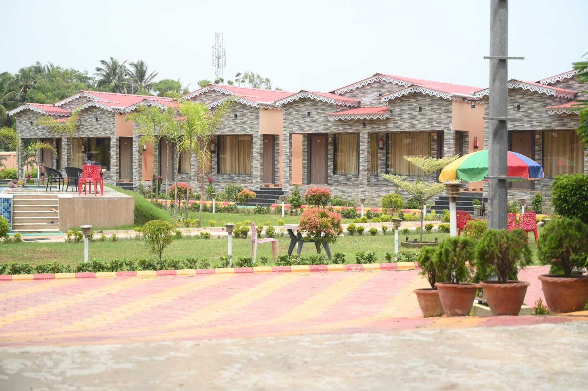 Golden View Resort And Restaurant Tajpur Экстерьер фото